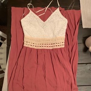 Pinkish Mauve Maxi Dress